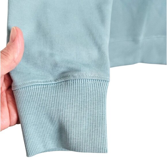 Latino Heritage Month "Hola" Crewneck Unisex Sweatshirt Size XS Mint Green Casua - Picture 6 of 8